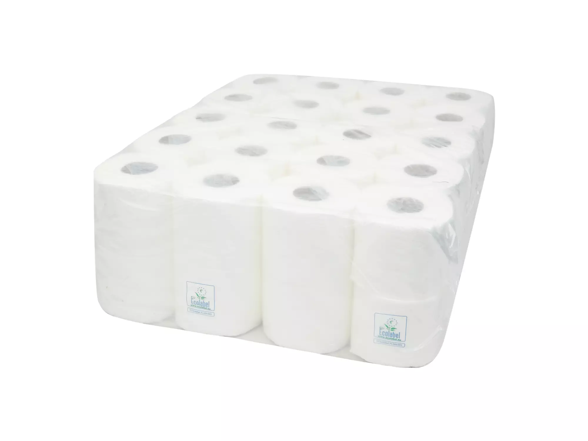 Wit cellulose toiletpapier 2-laags 400 vel 40 rollen